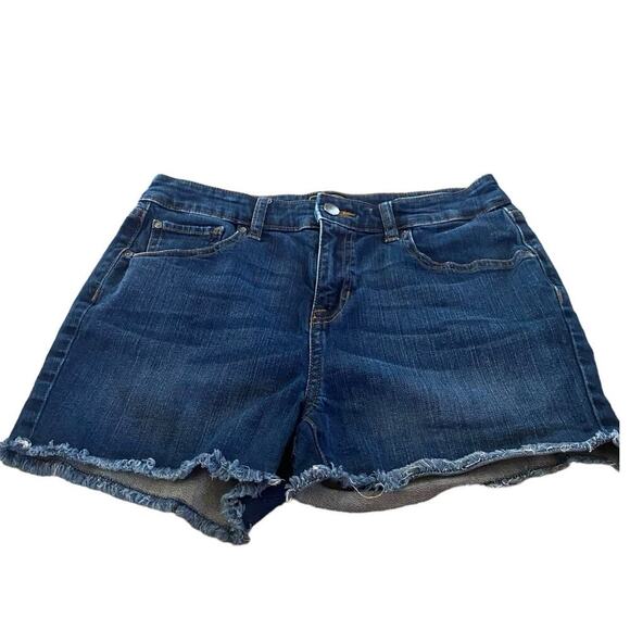 Gap Women's Blue High Rise Cut Off Denim Jeans Shorts Size 2 - Picture 1 of 4